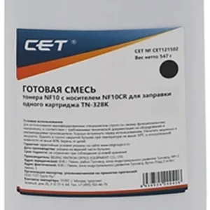 Тонер Cet CET121502 черный бутылка 486гр. для принтера bizhub C250i, bizhub C300i, bizhub C360i, DEVELOP: ineo+ 250i, ineo+ 300i, ineo+ 360i