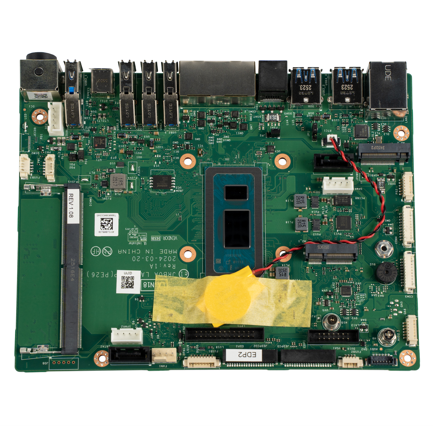 Материнская плата PE26(i3 1215U),PCBV1.A,UEFIBIOS:JRB0Av1.08X64,ME:16.1.27.2176,EC:02 для POS250