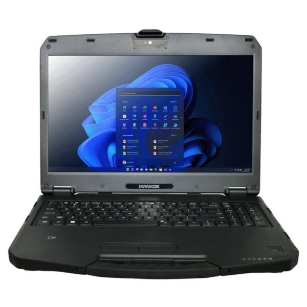 Защищенный ноутбук S15 Gen3 Standard IP53 / Durabook S5G1Q2AAEBXE / Защищенный ноутбук S15 Gen3 Standard IP53/ S15 Gen3 Standard Plus 15.6" FHD (1920 x1080) Standard Display (400 nits), Intel® Core™ i5-1235U Processor 1.3 GHz up to 4.4 GHz, Windows 11 Professional with 16GB RAM, 256GB PCIe SSD,Wi-Fi 6E + Bluetooth v5.3, 2MP Front Camera, TPM, Smart Card, Membrane Backlight Keyboard, IP53, 4ft Drop (with Docking Connector)