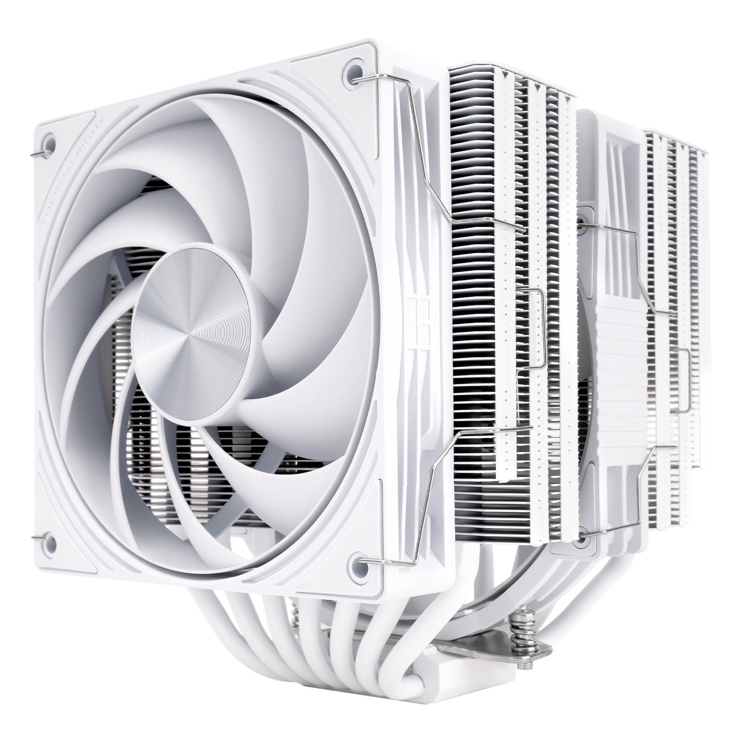Кулер для процессора / Thermalright Frost Tower 140 (FT-140-WH) / Кулер для процессора/ CPU Cooler Thermalright Frost Tower 140 (4-pin PWM, 158mm, Al/Cu, 7x6mm, 1x120mm+1x140mm, 85.35/120CFM, 33.3/36.25dBA, 2400/1850RPM, S 1851/1700/1200/115X/2011/2066, AM5/AM4, white)