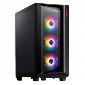 Корпус / ADATA XPG CRUISER Black (CRUISERST-BKCWW) / Корпус XPG CRUISER Black [CRUISERST-BKCWW] (Midi-Tower, черный, TG, 120mm ARGB fan3)
