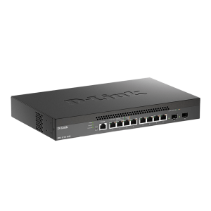 Управляемый коммутатор / D-Link DXS-1210-10TS/B2A / Управляемый коммутатор/ Управляемый L2+ коммутатор, 8x10GBase-T, 2x10GBase-X SFP+, CLI, Web-интерфейс, SNMP, консольный порт RJ-45