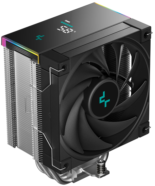 DEEPCOOL AK500S DIGITAL SE LGA20XX/1700/1200/115X/AM5/AM4 (12шт/кор, TDP 240W, PWM, Fan 120mm, 5 тепл. трубок, Copper Base, черный) RET (R-AK500S-BKADMN-GJD)