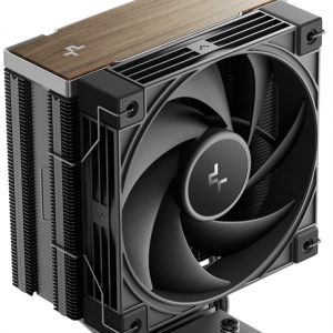 DEEPCOOL AK400 G2 LGA1851/1700/1200/115X/AM5/AM4 (12шт/кор, TDP 220W, PWM, Fan 120mm, 4 тепл. Трубки, Wood-grain top cover, черный) RET (R-AK400G2-BKNNMN-GJD)