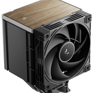 DEEPCOOL AK500 G2 LGA1851/1700/1200/115X/AM5/AM4 (9шт/кор, TDP 240W, PWM, Fan 120mm, 5 тепл. трубок, Copper Base, Wood-grain top cover, черный) RET (R-AK500G2-BKNNMN-GJD)