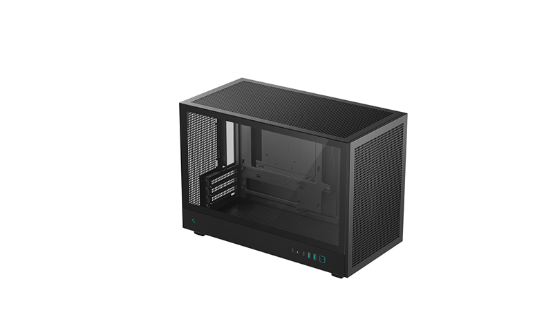 Deepcool CH260 без БП, боковое окно (закаленное стекло), черный, MICRO ATX/MINI-ITX (R-CH260-BKNGM0-G-1)