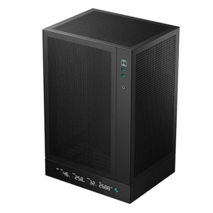 Deepcool CH170 DIGITAL без БП, черный, MINI-ITX (R-CH170-BKNPI0D-G-1)