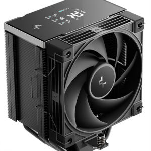 DEEPCOOL AK700 DIGITAL NYX LGA1851/1700/1200/115X/AM5/AM4 (9шт/кор, TDP 260W, PWM, Fan 120mm, 7 тепл. трубок, Copper Base, черный) RET