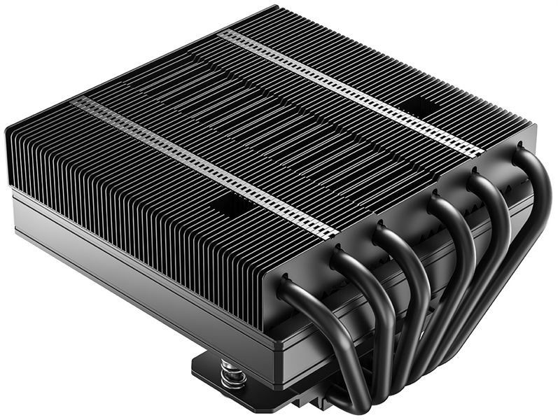ID-COOLING IS-77-XT BLACK LGA1851/1700/1200/115X/AM5/AM4 низкопрофильный высота 77mm (18шт/кор, TDP 150W, PWM, 6 тепл.трубок + медная база, FAN 120mm) BOX
