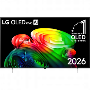 Телевизор 65`` LG / LG OLED65B6RLA.ARUG / Телевизор 65`` LG/ 65`` OLED, Ultra HD, Smart TV(WebOS 26), Wi-Fi 6, Bluetooth v 5.3, MR NFC, 120Hz Native (VRR 144Hz), 2.0ch 20Вт Dolby Atmos, 4хHDMI, 2хUSB, 2 Pole, темно-коричневый, 2026