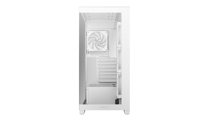 Deepcool CG580 4F WH без БП, боковое окно (панорама), 4x120mm ARGB PWM вентилятора, белый, ATX (R-CG580-WHADA4-G-1)
