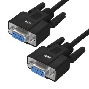 Кабель / GCR GCR-57613 / GCR PRO Кабель 20.0m черный RS-232 DB9 F/DB9 F, 30AWG, экран