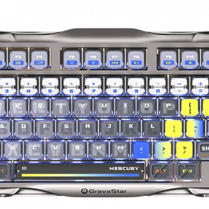 Игровая клавиатура / Gravastar 6972448923637 / Игровая клавиатура/ Механическая клавиатура Gravastar Mercury K1 Pro GRY