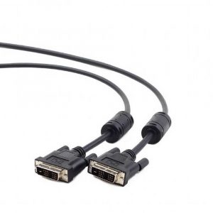 Кабель DVI-D single link / Cablexpert CC-DVI-BK-6 / Кабель DVI-D single link Cablexpert CC-DVI-BK-6, 19M/19M, 1.8м, черный, экран, феррит.кольца, пакет {60} (081535)
