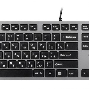 Клавиатура / A4Tech KV-300H / Клавиатура A4Tech KV-300H серый/черный USB slim