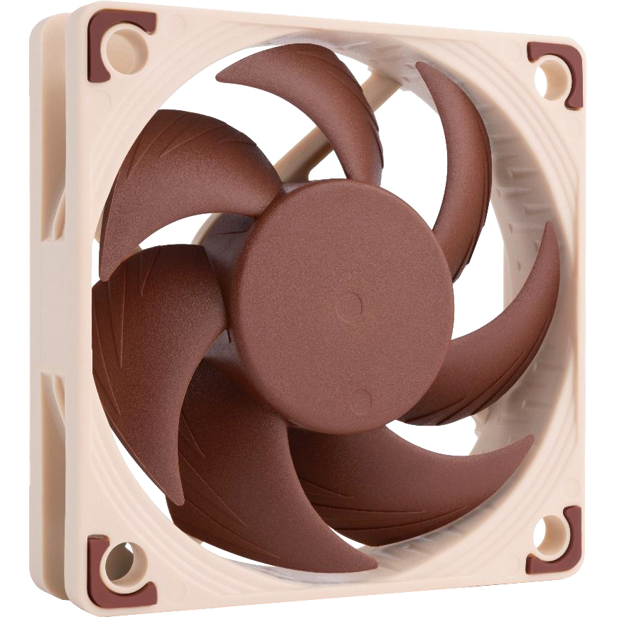 Кулер для корпуса / Noctua NF-A6x15 5V PWM / Кулер для корпуса/ Case Cooler Noctua NF-A6x15 5V PWM (60x60x15mm, 4-pin PWM, 23.4CFM, 19.8dBA, 3500RPM, Beige/Brown)