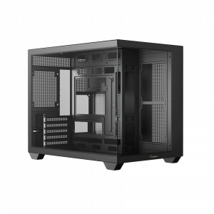 Корпус ПК без блока питания / Ocypus Gamma C54 BK Black / Корпус ПК без блока питания/ Case Ocypus Gamma C54 BK, Midi-Tower, TG, no fans, 1xUSB-C + 2xUSB 3.0, mATX, mITX Black