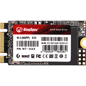 Твердотельный накопитель / Kingspec NT-256 2242 / Твердотельный накопитель/ Kingspec SSD NT-256 2242, 256GB, M.2(22x42mm), SATA3, R/W 550/500MB/s, IOPs н.д./н.д., TBW 120, DWPD 0.4 (3 года)