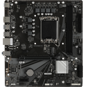 GIGABYTE B760M H V2, LGA1700, B760, 2*DDR5, 4*SATA, 2*M.2, 4*USB 3.2, 2*USB 2.0, 1*PCIx16, 2*PCIx1, D-Sub+HDMI, mATX