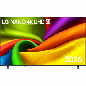 Телевизор ЖК 85`` LG / LG 85NU900B6LA.ARUG / Телевизор ЖК 85`` LG/ 85", Ultra HD, Direct Led, Smart TV (WebOS 26), Wi-Fi 5, DVB-T2/C/S2, MR, 60Hz Native, 2.0ch (20W), 3хHDMI, 1хUSB, 1 Pole, черный графит, 2026