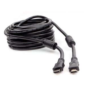 Кабель HDMI / Cablexpert CCF2-HDMI4-15M / Кабель HDMI Cablexpert CCF2-HDMI4-15M 15м, v1.4, 19M/19M, черный, позол.разъемы, экран, 2 ферр кольца, пакет (272290) {10}