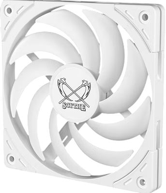 Кулер для корпуса / Scythe Wonder Tornado 120 Slim White / Кулер для корпуса/ Case Cooler Scythe Wonder Tornado 120 Slim White (120x120x15mm, 4-pin PWM, 34.31CFM, 26.36dBA, 2000RPM, White)