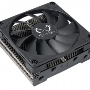 Кулер для процессора / Scythe Shuriken 3 Black/Silver / Кулер для процессора/ CPU Cooler Scythe Shuriken 3 (140W, 4-pin PWM, 39mm, Al/Cu, 4x6mm, 1x92mm, 36.45CFM, 31.78dBA, 2500RPM, S 1851/1700/1200/115X, AM5/AM4, silver, black)