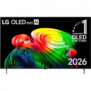 Телевизор 55`` LG / LG OLED55B6RLA.ARUG / Телевизор 55`` LG/ 55`` OLED, Ultra HD, Smart TV(WebOS 26), Wi-Fi 6, Bluetooth v 5.3, MR NFC, 120Hz Native (VRR 144Hz), 2.0ch 20Вт Dolby Atmos, 4хHDMI, 2хUSB, 2 Pole, темно-коричневый, 2026