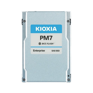 KIOXIA Enterprise SSD 2,5"(SFF), PM7-V, 12800GB (12.8TB), SAS 24G (SAS-4, 22,5Gbit/s), R4200/W4100MB/s, IOPS(R4K) 720K/330K, MTTF 2,5M, 3DWPD/5Y (Mixed Use), TLC, 15mm (replace KPM61VUG12T8)