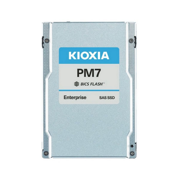 KIOXIA Enterprise SSD 2,5"(SFF), PM7-V, 12800GB (12.8TB), SAS 24G (SAS-4, 22,5Gbit/s), R4200/W4100MB/s, IOPS(R4K) 720K/330K, MTTF 2,5M, 3DWPD/5Y (Mixed Use), TLC, 15mm (replace KPM61VUG12T8)