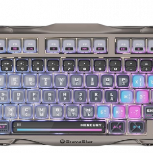 Игровая клавиатура / Gravastar Mercury K1 Pro (6972448924399) / Игровая клавиатура/ Механическая клавиатура Gravastar Mercury K1 Pro СBLK RU
