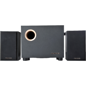 Акустическая система / Microlab M-105BT / Акустическая система/ Колонки Microlab M-105BT (2.1; 2,5 Вт х 2 + 5 Вт , Выход 2RCA, Вход Bluetooth, 3,5 stereo)