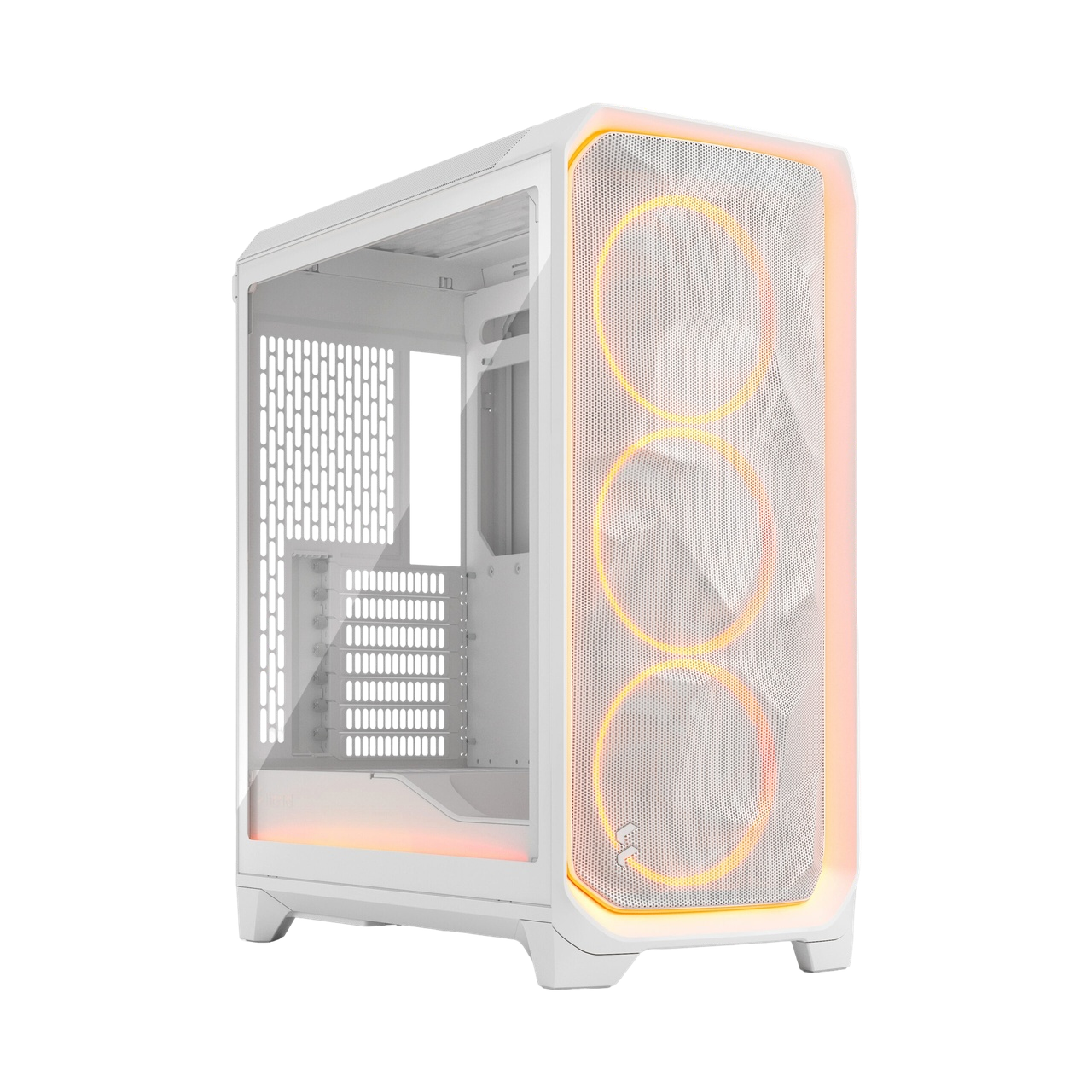 Корпус ПК без блока питания / Fractal FD-C-MES3A-05 / Корпус ПК без блока питания/ Case Fractal Design Meshify 3 Ambience Pro RGB TG Light Tint, Full-Tower, 3x140mm ARGB, 2xUSB-A 3.2 + 1xUSB 3.2 Type-C, E-ATX, ATX, mATX, mITX, White