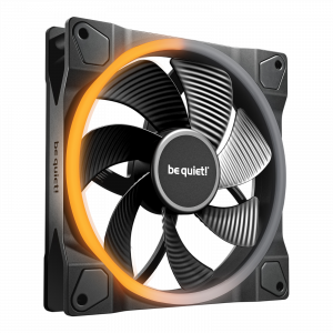 Кулер для корпуса / be quiet! LIGHT WINGS 140mm PWM Reverse / Кулер для корпуса/ Case Cooler be quiet! LIGHT WINGS 140mm PWM Reverse (140x140x25mm, 4-pin PWM, ARGB, 51.4CFM, 25.5dBA, 1300RPM, Black)