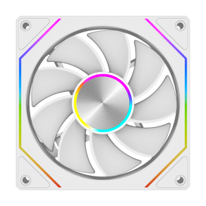Кулер для корпуса / PCCooler FG120R ARGB WH Reverse / Кулер для корпуса/ Case Cooler PCCooler FG120R ARGB WH Reverse (120x120x25mm, 4-pin PWM, ARGB, 54CFM, 28.4dBA, 1800RPM, White)
