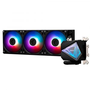 Жидкостная система охлаждения / MSI 306-7ZW8A11-C24 / 306-7ZW8E11-C24 / Жидкостная система охлаждения MSI MAG CORELIQUID I360 3x ARGB Gen2 Fan, ARGB Gen2 Block, Color Box