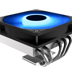 ID-COOLING IS-50 MAX RGB V3 LGA1700/1200/115X/AM5/AM4 низкопрофильный высота 77mm (27шт/кор, TDP 130W, PWM, 5 тепл.трубок, RGB FAN 120mm) BOX