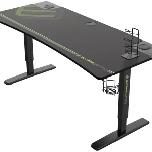 Стол для компьютера Eureka ERK-IM6301-BK механический столешница ЛДСП черный каркас черный