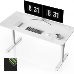 Стол для компьютера Eureka ERK-IOD-60W-V4 столешница ЛДСП белый