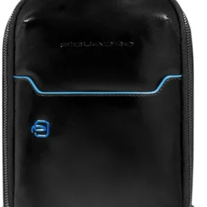 Рюкзак слинг мужской Piquadro Blue Square CA6898B2/N черный кожа