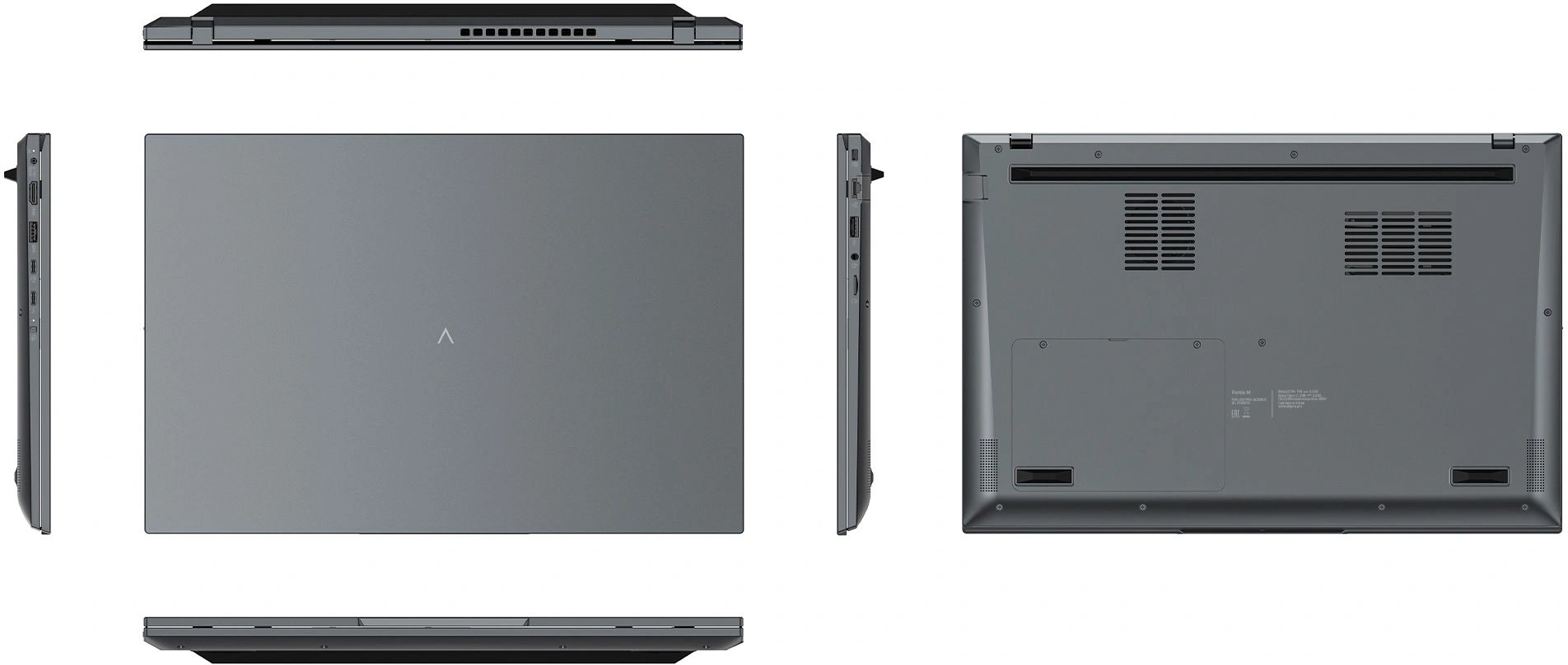 Ноутбук Digma Pro Fortis M Ryzen 5 7430U 16Gb SSD512Gb AMD Radeon Graphics 17.3" IPS FHD (1920x1080) Windows 11 Pro grey WiFi BT Cam 5500mAh (DN17R5-ADXW01)