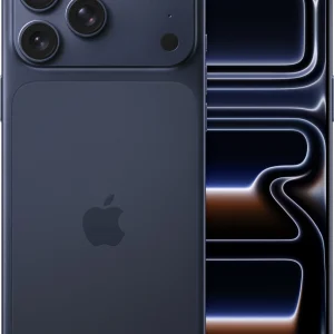 Смартфон Apple A3526 iPhone 17 Pro Max 256Gb 12Gb темно-синий моноблок 3G 4G 1Sim 6.9" 1320x2868 iOS 26 48Mpix 802.11 a/b/g/n/ac/ax/be NFC GPS Protect