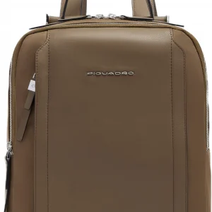 Рюкзак женский Piquadro Lyra CA5566W92T/M коричневый нейлон/натур.кожа