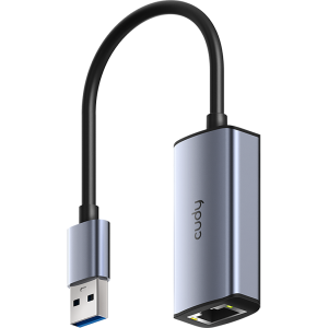 Адаптер / Cudy UE25A / Адаптер/ Aluminum Portable USB-C to 2.5G Ethernet Adapter, Compatible with Laptop, MacBook, Surface, PC with Windows, XP, Mac/Linux and more