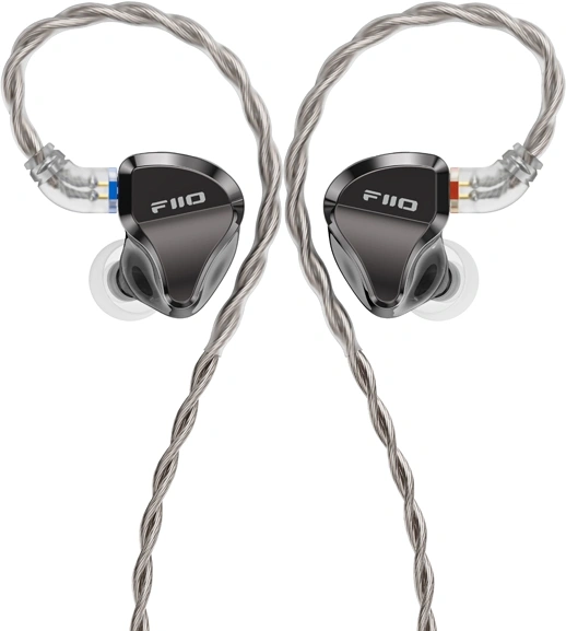 Гарнитура внутриканальные Fiio JH5 0.78м черный проводные крепление за ухом (80003493)