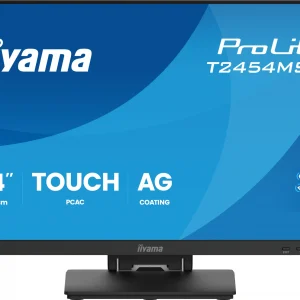 Монитор Iiyama 24" ProLite T2454MSC-B3AG черный IPS LED 4ms 16:9 HDMI M/M глянцевая HAS 1000:1 300cd 178гр/178гр 1920x1080 75Hz DP FHD USB Touch 5.4кг