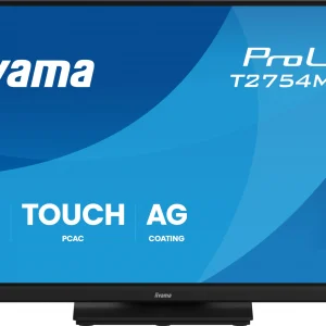 Монитор Iiyama 27" ProLite T2754MSC-B2AG черный IPS LED 4ms 16:9 HDMI M/M глянцевая HAS 1000:1 300cd 178гр/178гр 1920x1080 75Hz VGA DP FHD USB Touch 2.9кг