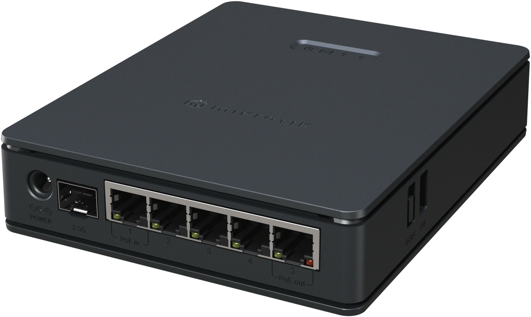 Роутер беспроводной MikroTik hAP ax S (E62IUGS-2AXD5AXT) AX3000 10/100/1000BASE-TX