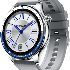 Смарт-часы Tecno Watch 4 1.43" AMOLED корп.серебристый (W04)