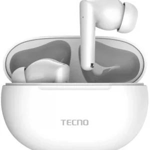 Гарнитура внутриканальные Tecno BD03 белый беспроводные bluetooth в ушной раковине